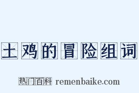 土鸡的冒险组词是什么意思的图片